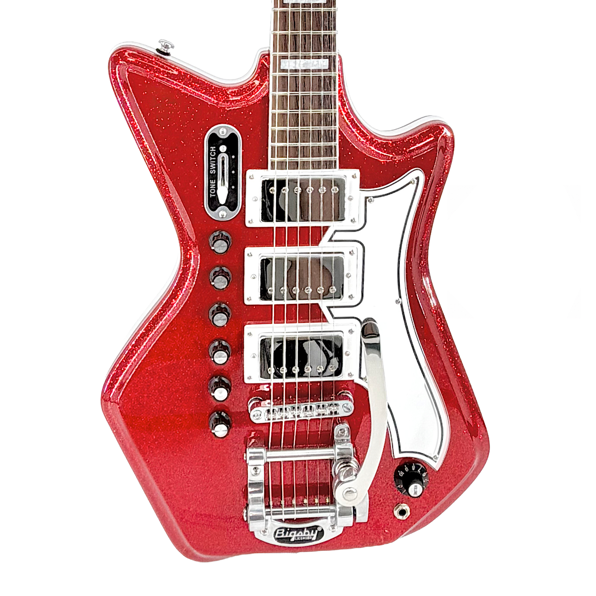 Airline Guitars Jetsons '59 3P DLX Red Sparkle w/ Air-O-Sound