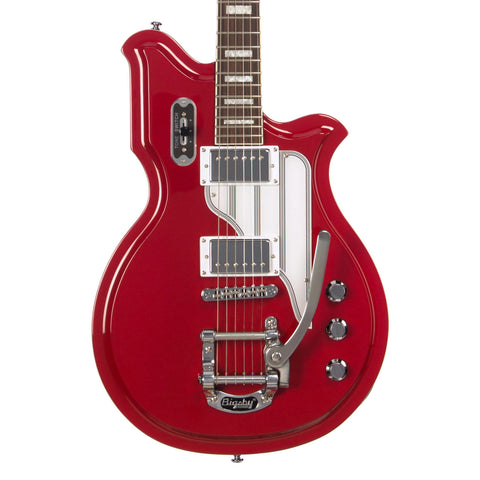 Airline Guitars Map DLX Red