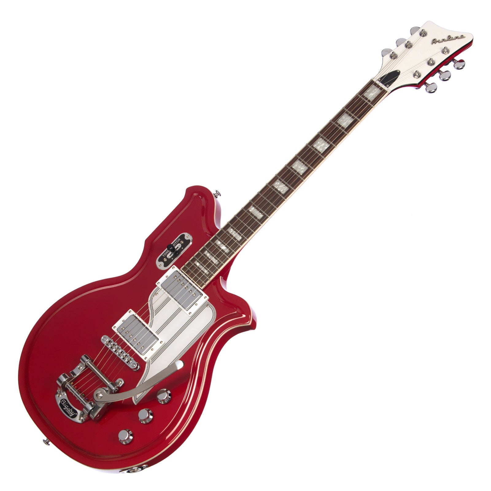 Airline Guitars Map DLX Red