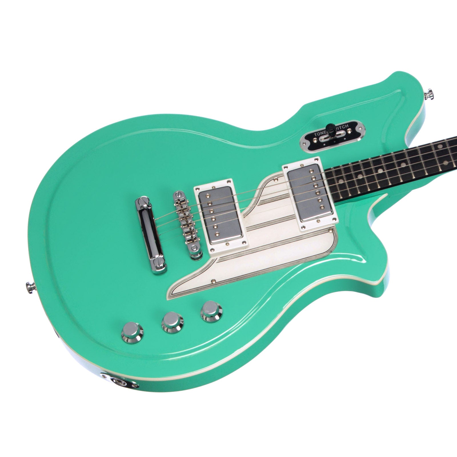 Airline Guitars Map Tenor Seafoam Green