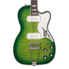 Airline Guitars Tuxedo Greenburst Flame