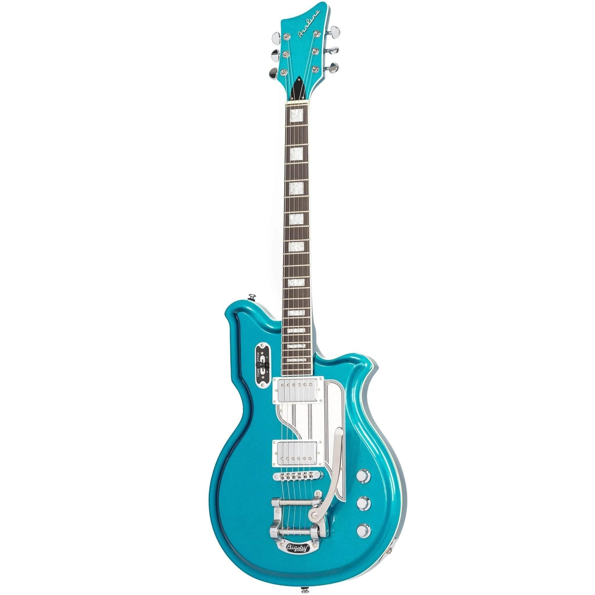 Eastwood Guitars Map DLX Limited Edition Metallic Blue #color_metallic-blue