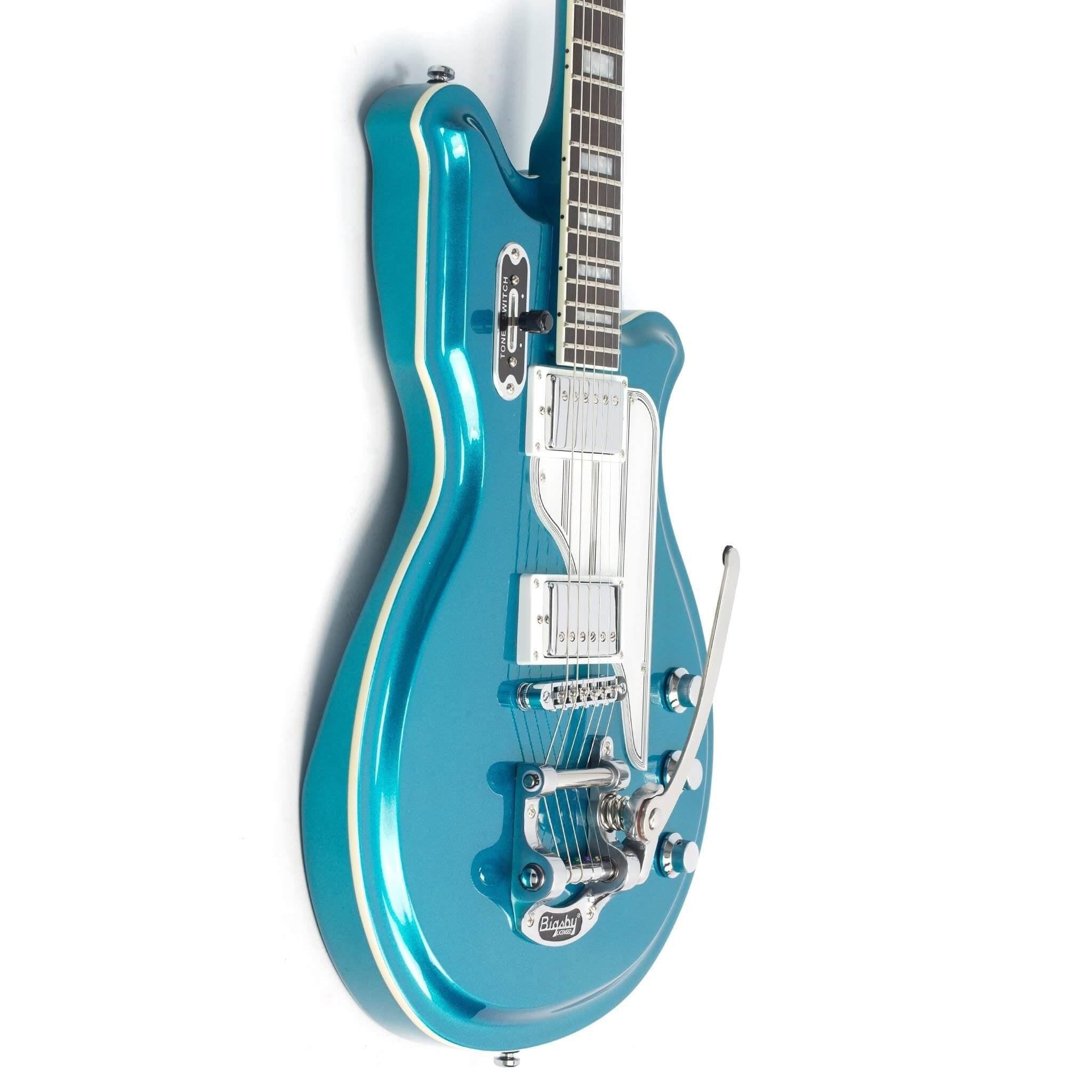 Eastwood Guitars Map DLX Limited Edition Metallic Blue #color_metallic-blue