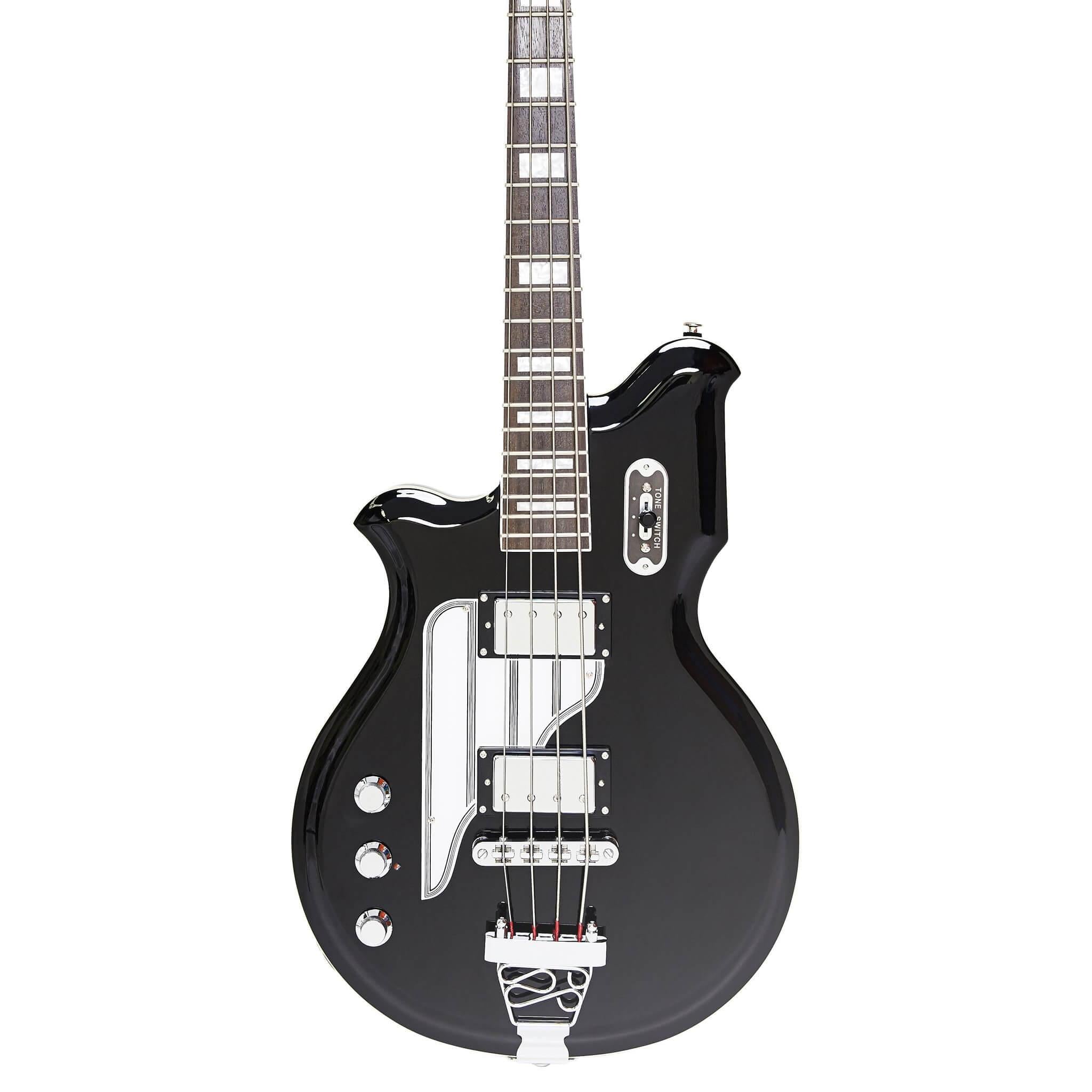 Eastwood Guitars Airline Map Bass Black #color_black