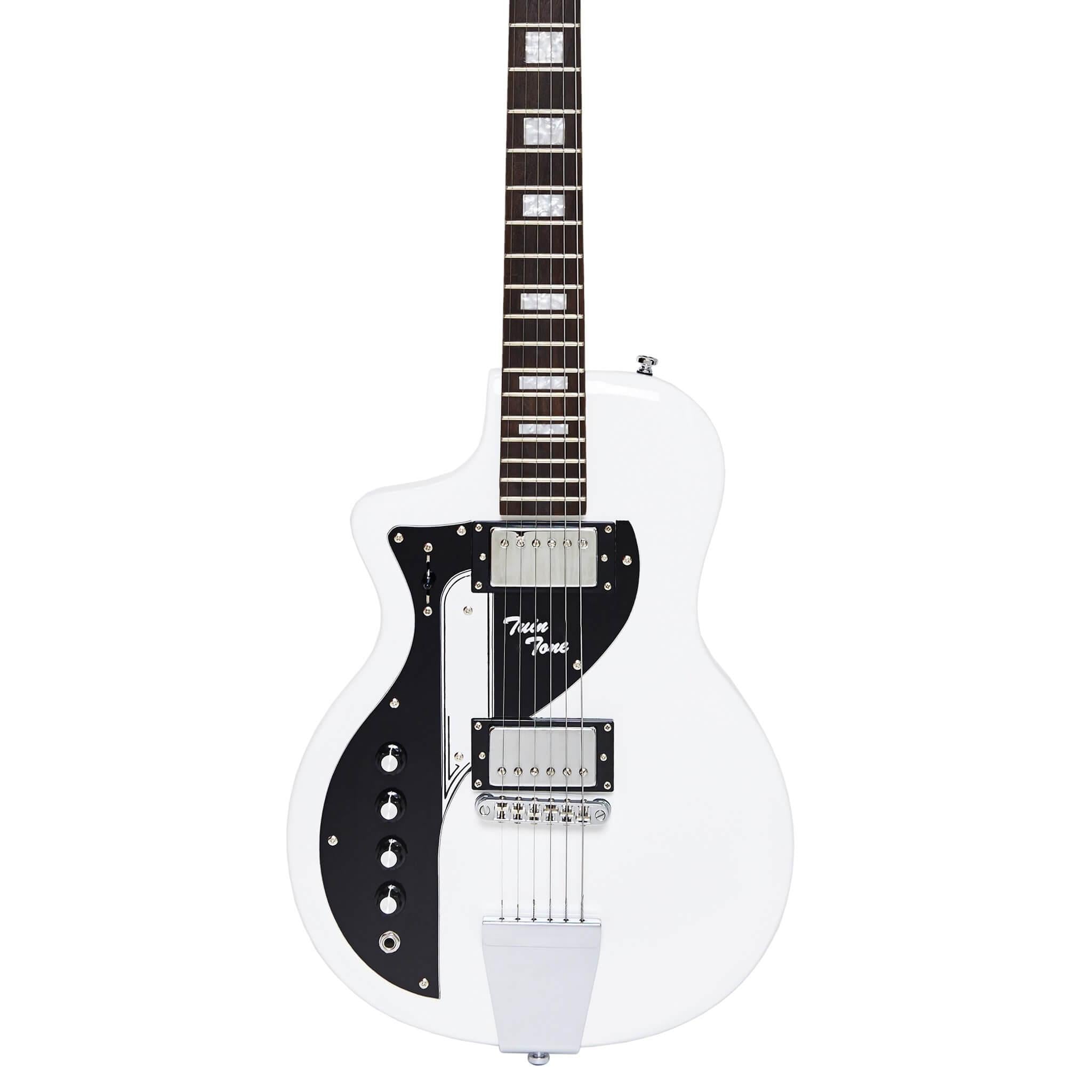 Eastwood Guitars Airline Twin Tone LH White 