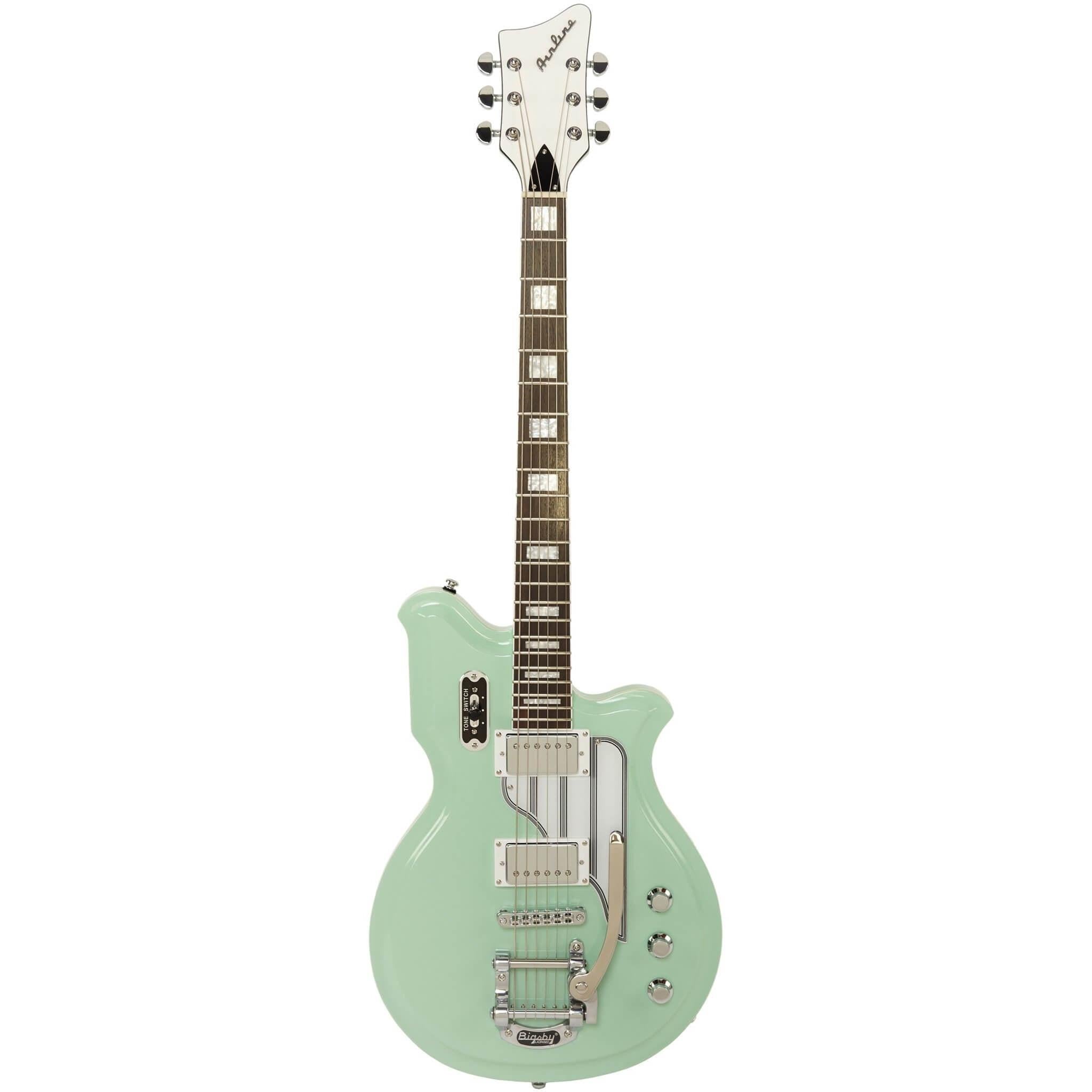 Eastwood Guitars Airline Map Baritone DLX Seafoam Green #color_seafoam-green