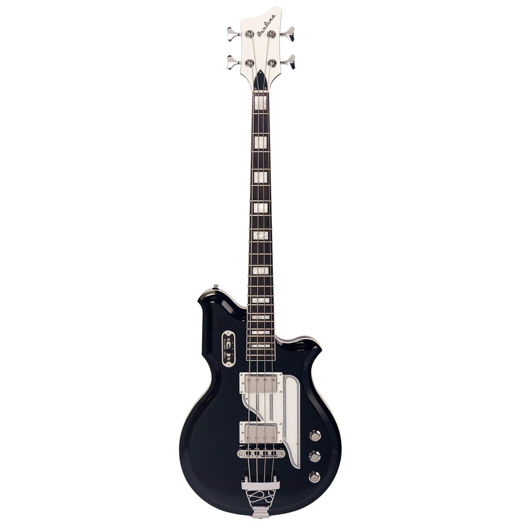 Eastwood Guitars Airline Map Bass Black #color_black