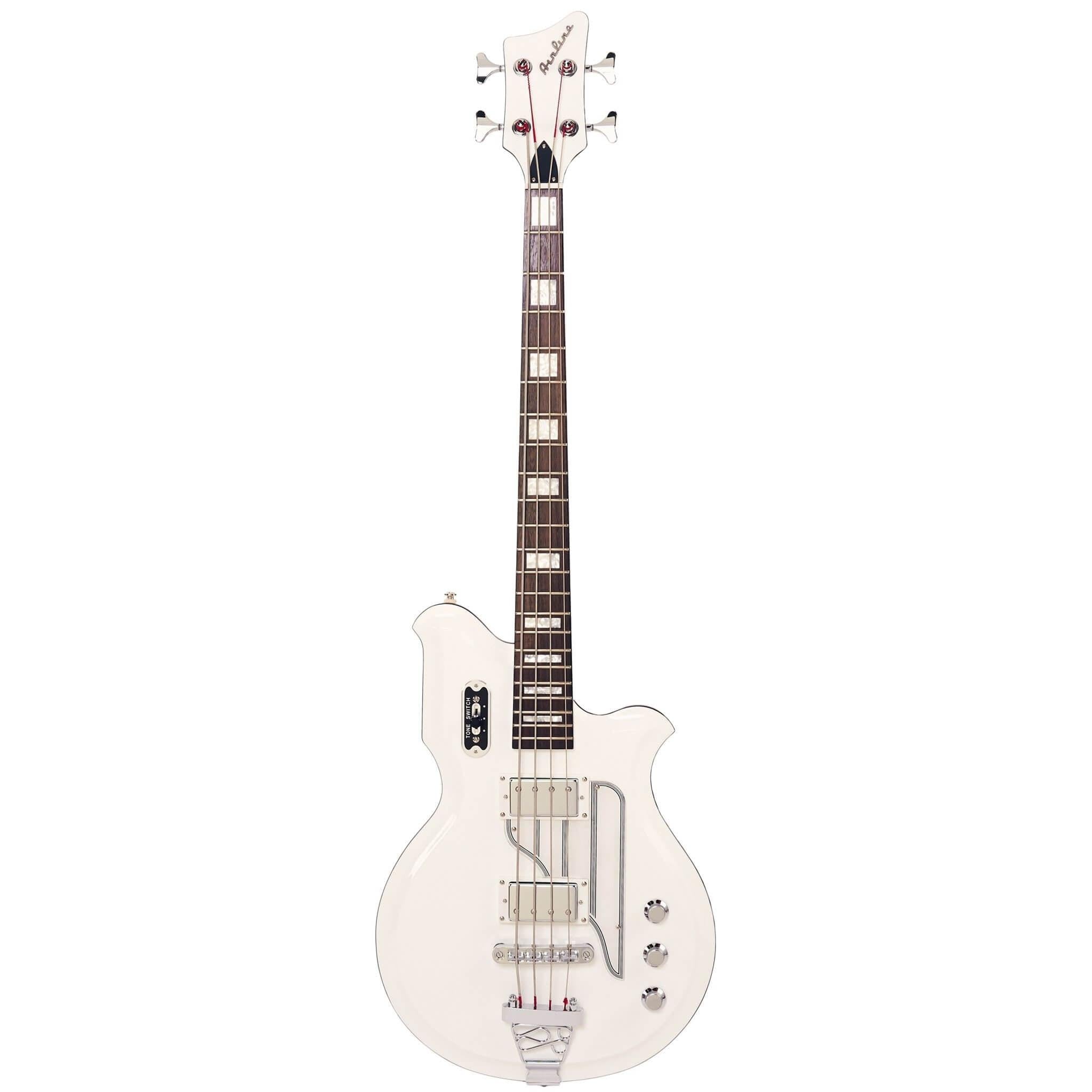 Eastwood Guitars Airline Map Bass White #color_white