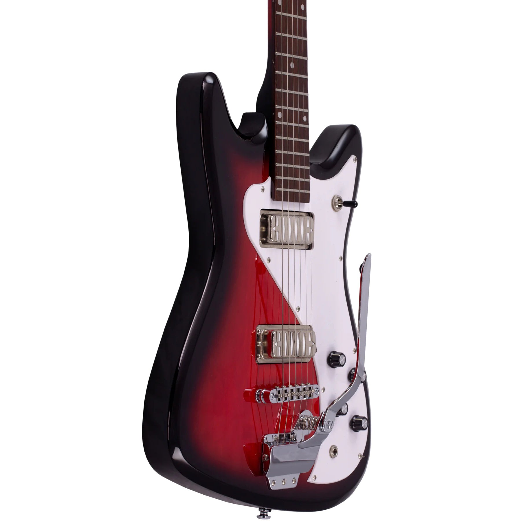 Airline Guitars Vanguard Redburst