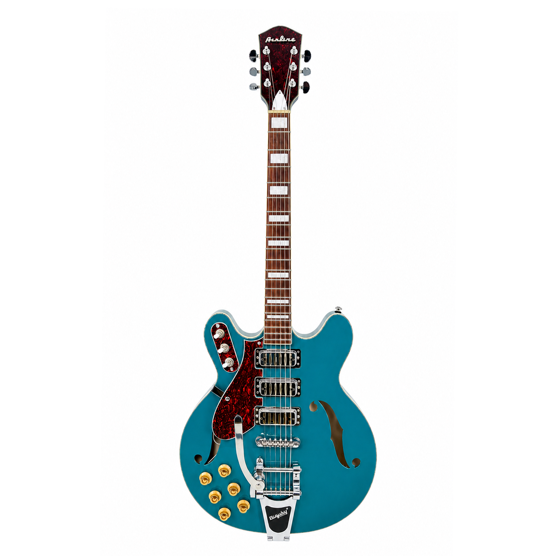 Airline Guitars H78 Left Handed Vintage Teal