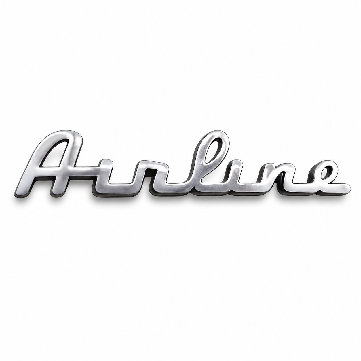 Eastwood Guitars Replacement Airline Metal Logo Chrome