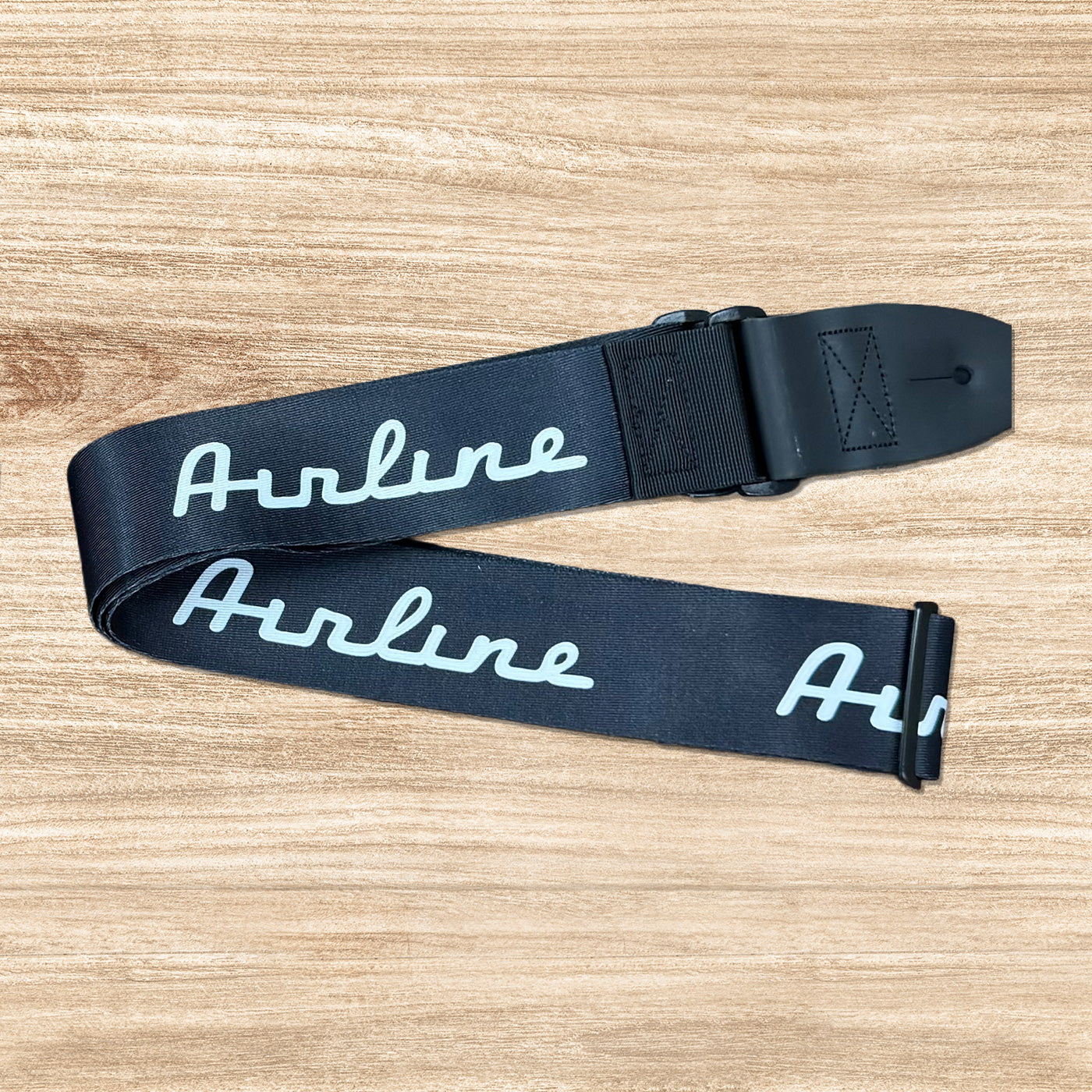 Airline Logo Seatbelt Style Guitar Strap - Made in USA - NEW!