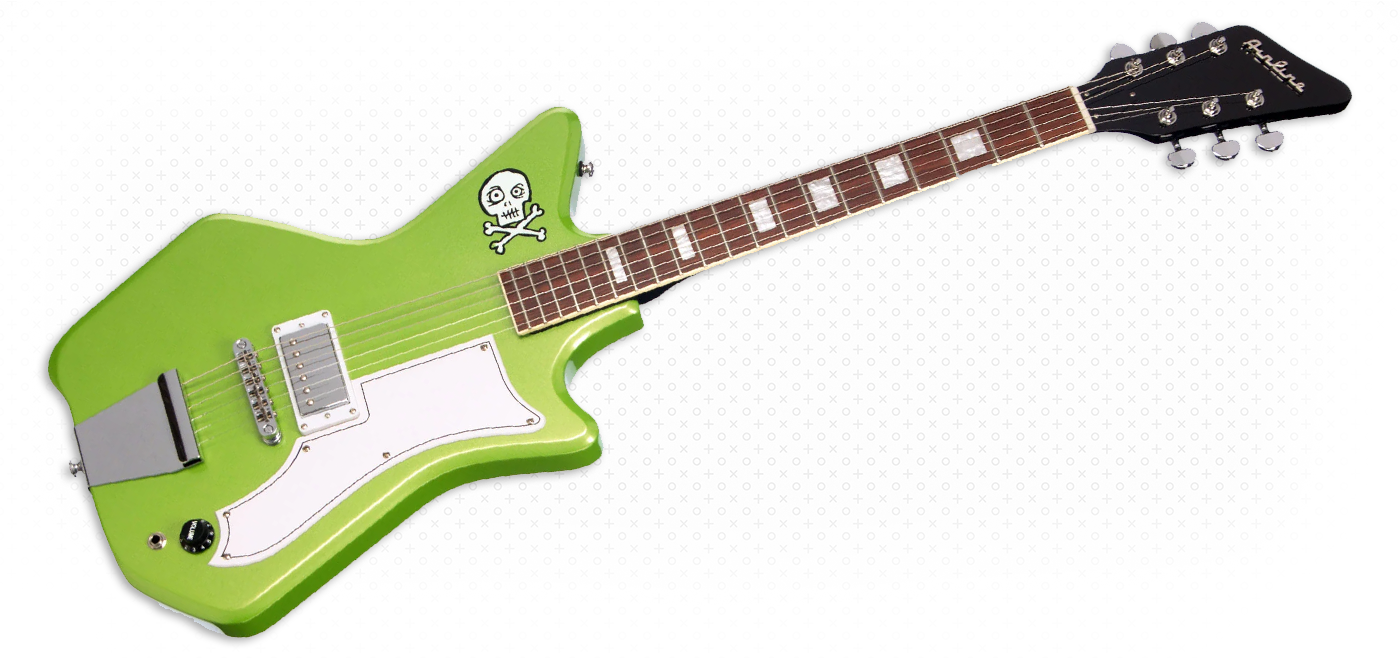 Airline Guitars - Airline Guitars Jetsons Jr Ghoulie Green