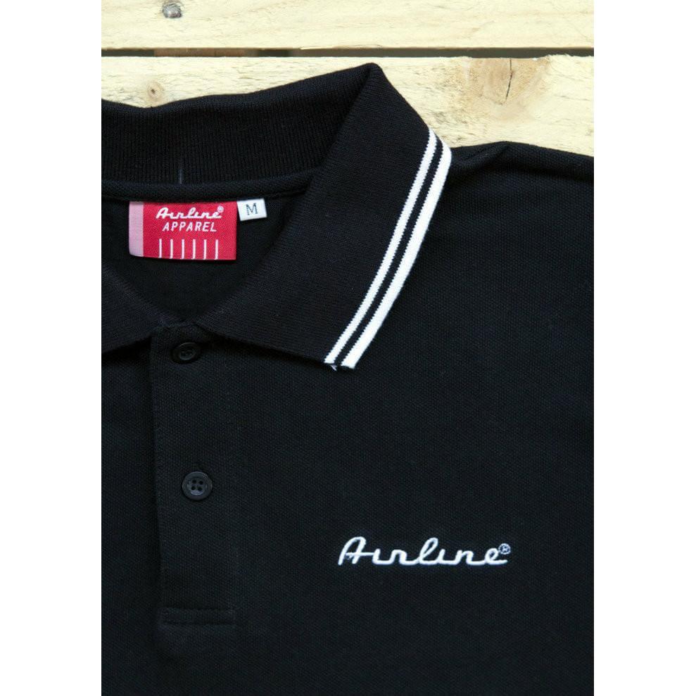 Eastwood Guitars Airline Polo Shirt Black