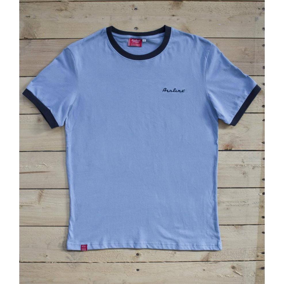 Eastwood Guitars Airline Ring T-Shirt Blue