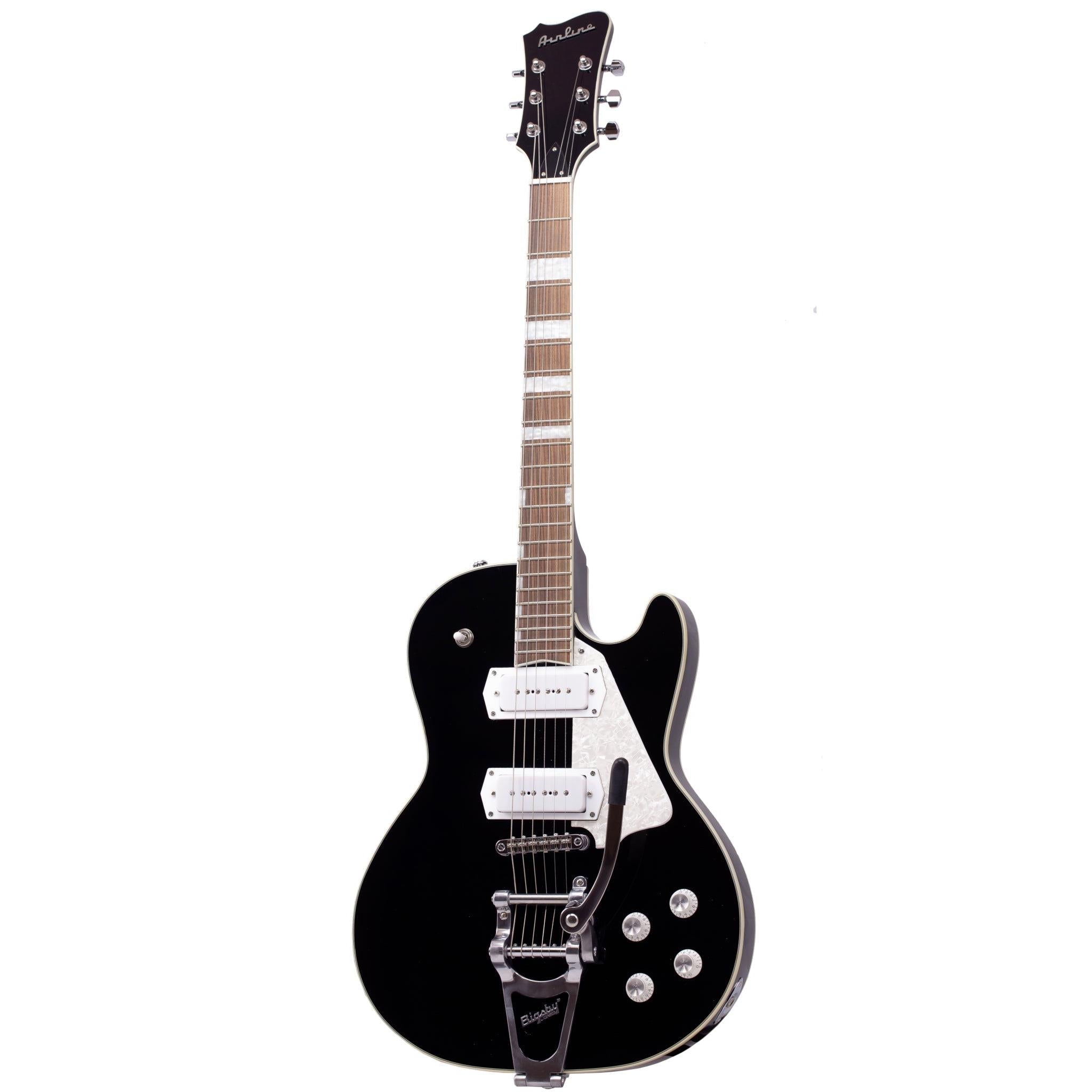 Eastwood Guitars Airline Mercury DLX Black #color_black