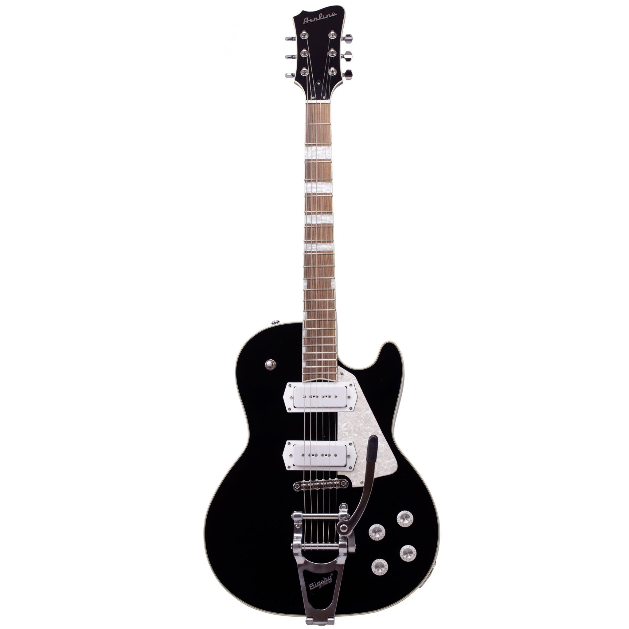 Eastwood Guitars Airline Mercury DLX Black #color_black