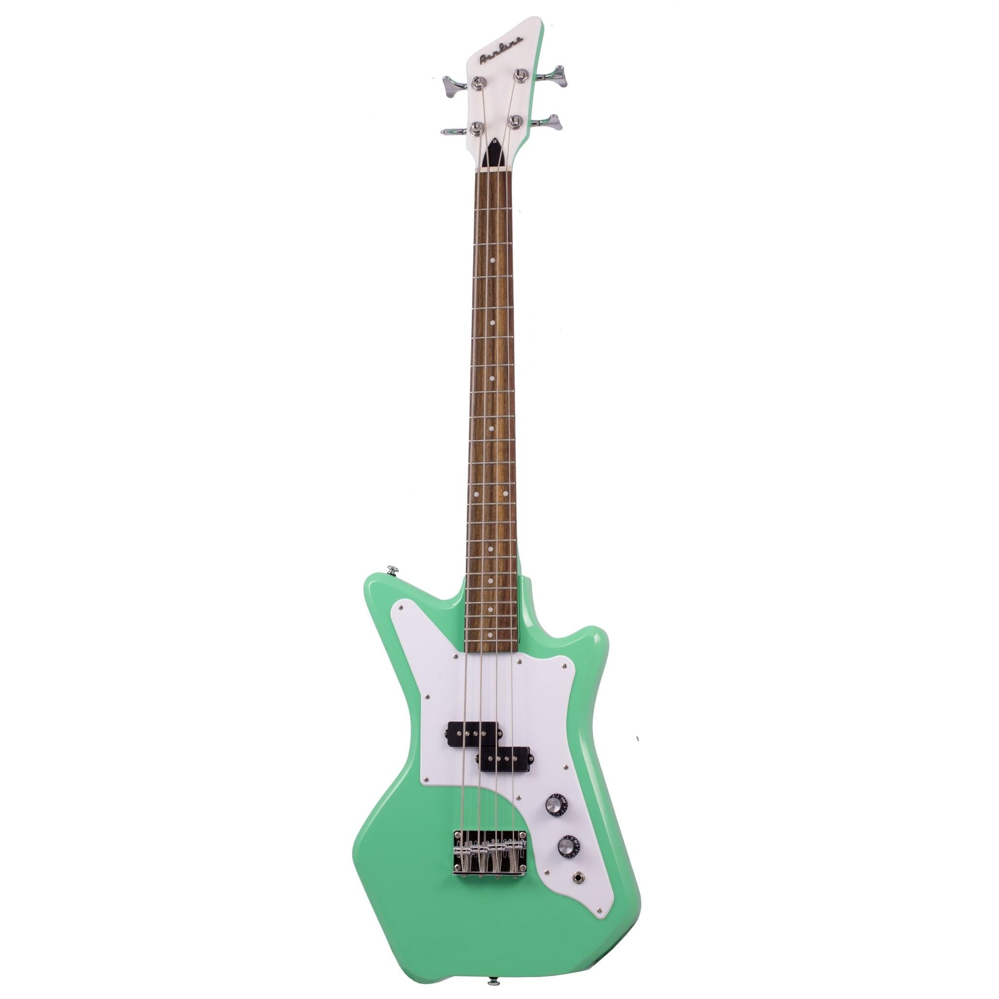 Eastwood Guitars Airline Jetsons JR Bass Red #color_seafoam-green