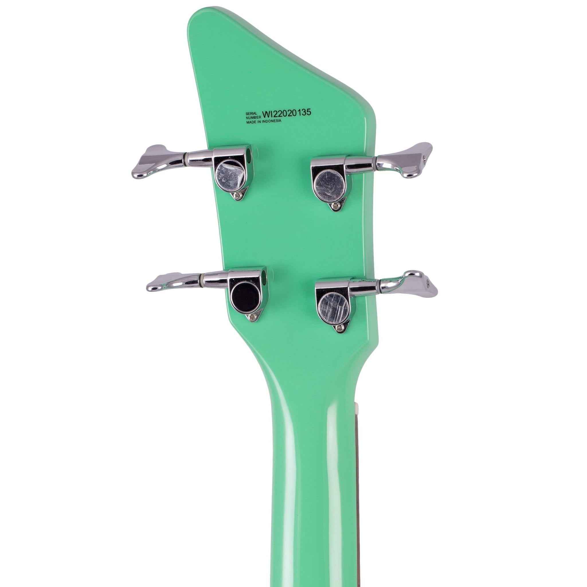 Eastwood Guitars Airline Jetsons JR Bass Red #color_seafoam-green