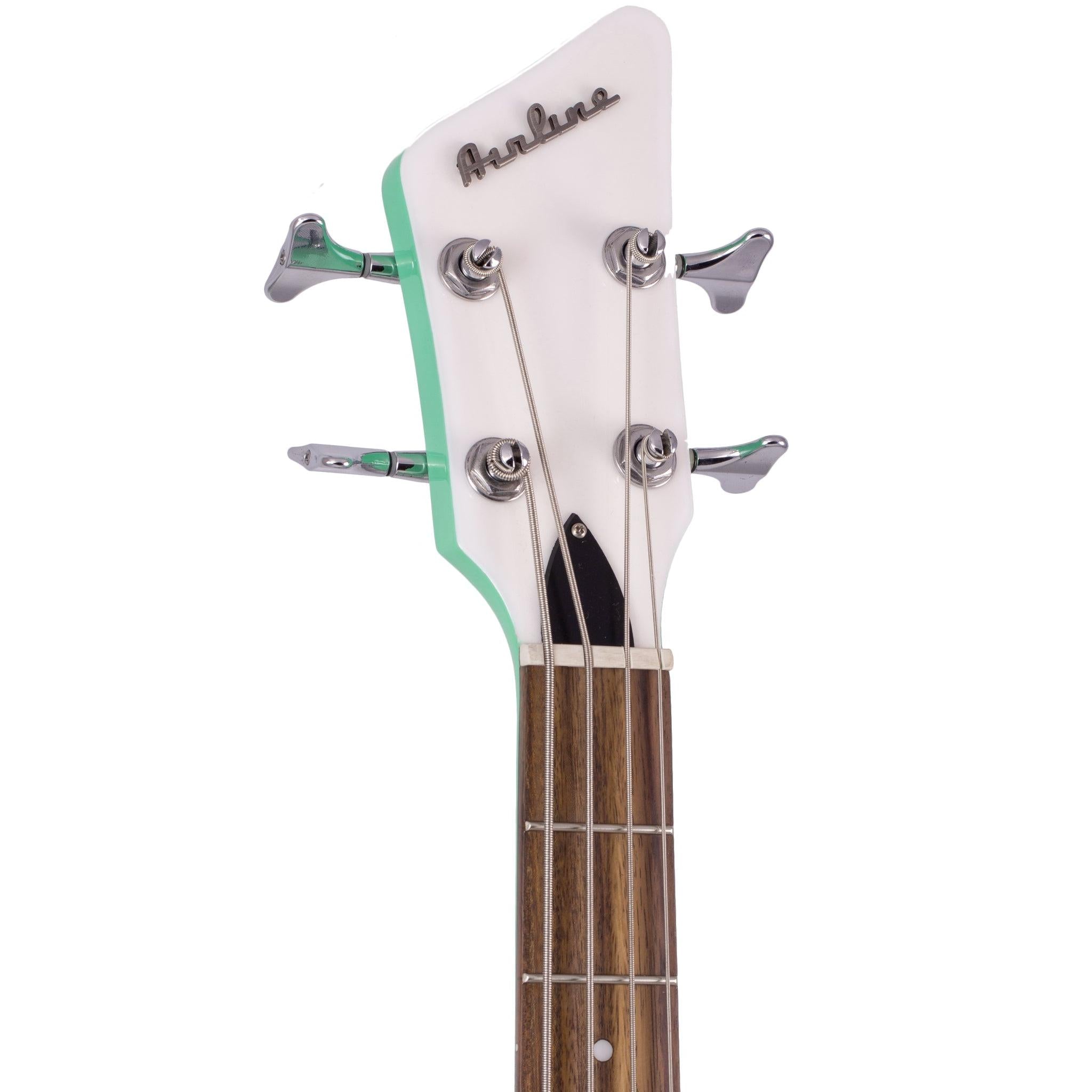 Eastwood Guitars Airline Jetsons JR Bass Red #color_seafoam-green