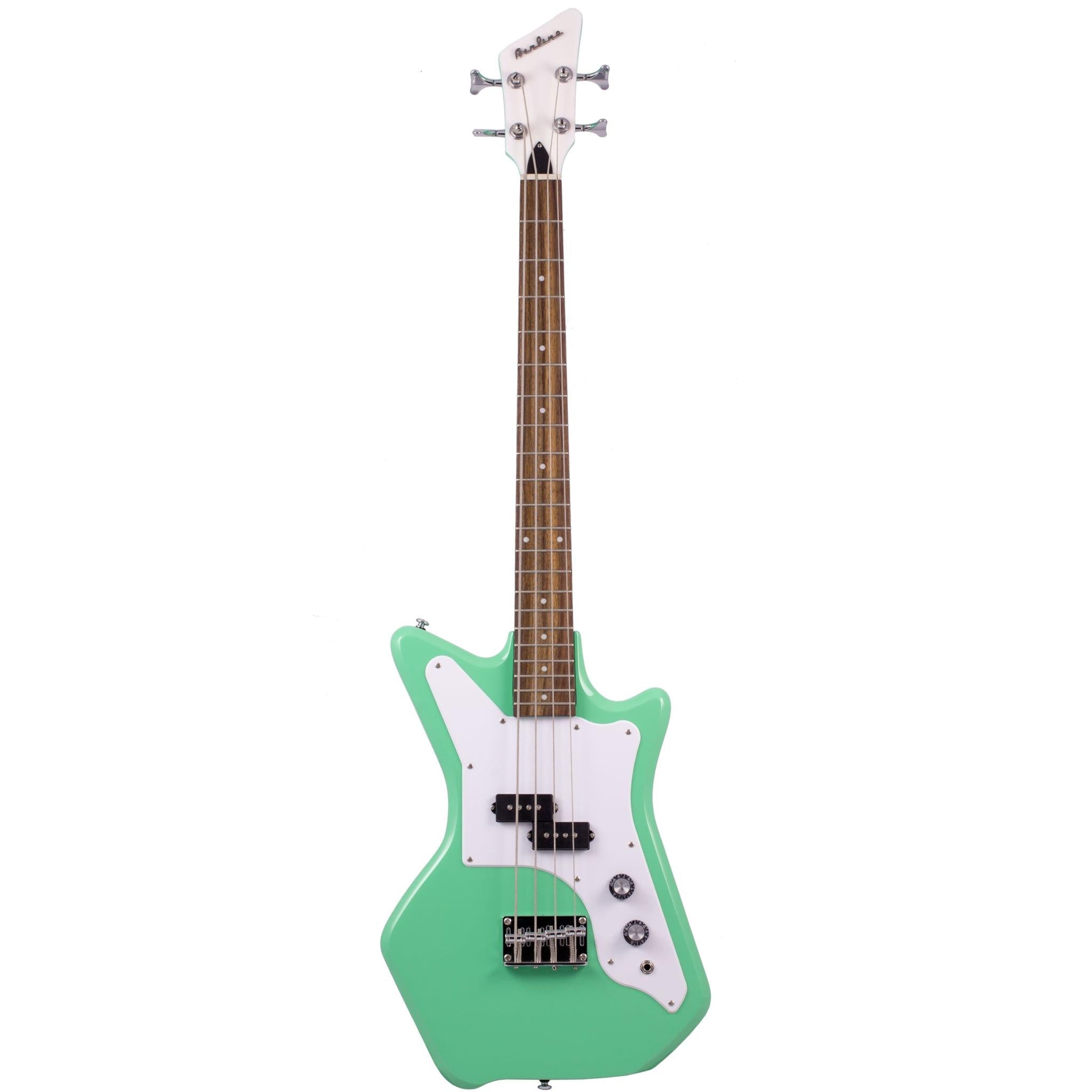 Eastwood Guitars Airline Jetsons JR Bass Red #color_seafoam-green