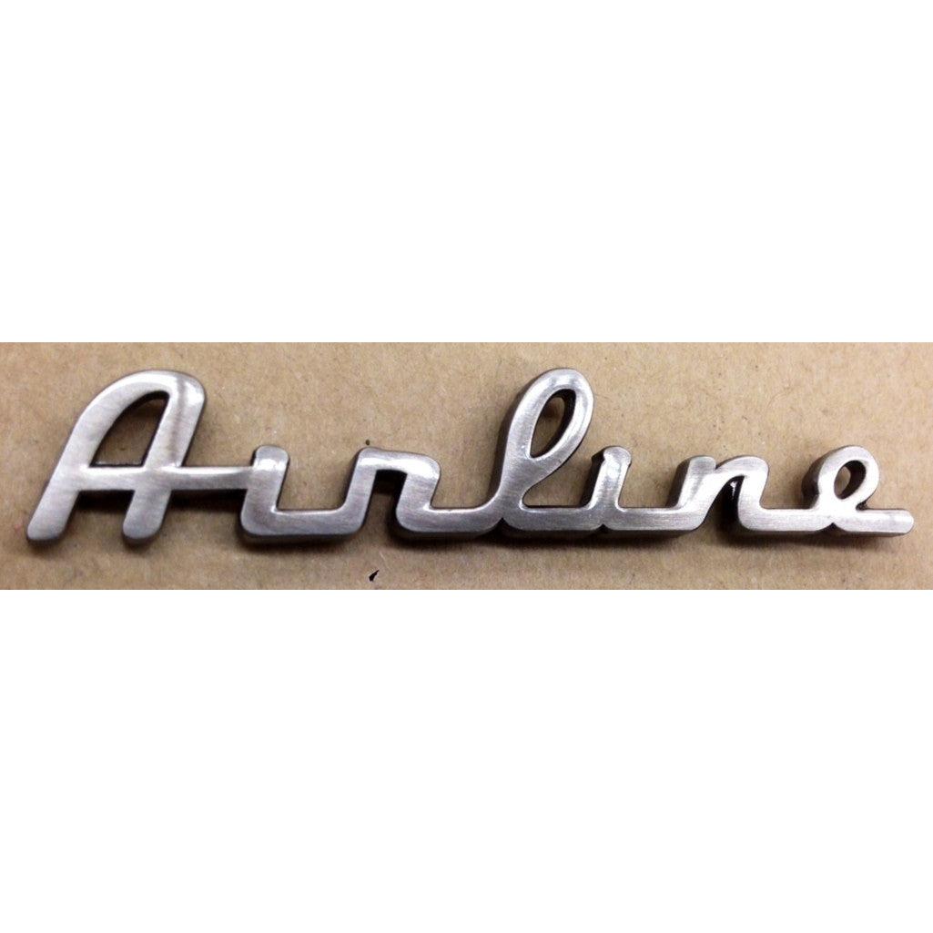 Eastwood Guitars Replacement Airline Metal Logo Chrome