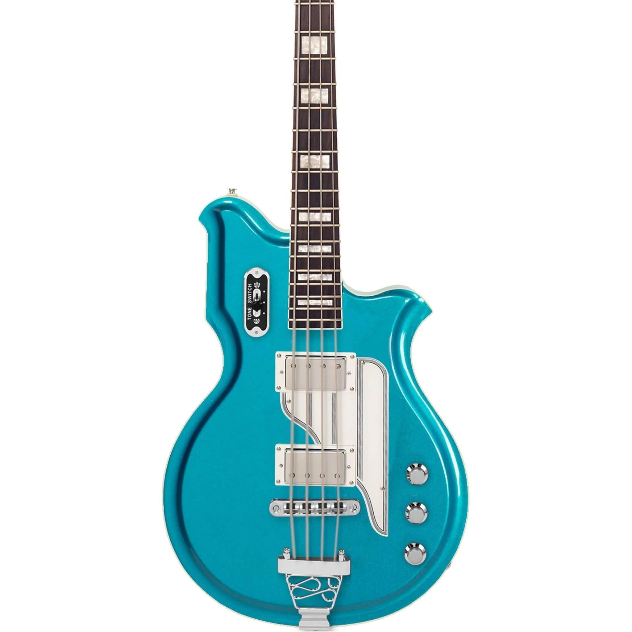 Airline Map Bass Metallic Blue