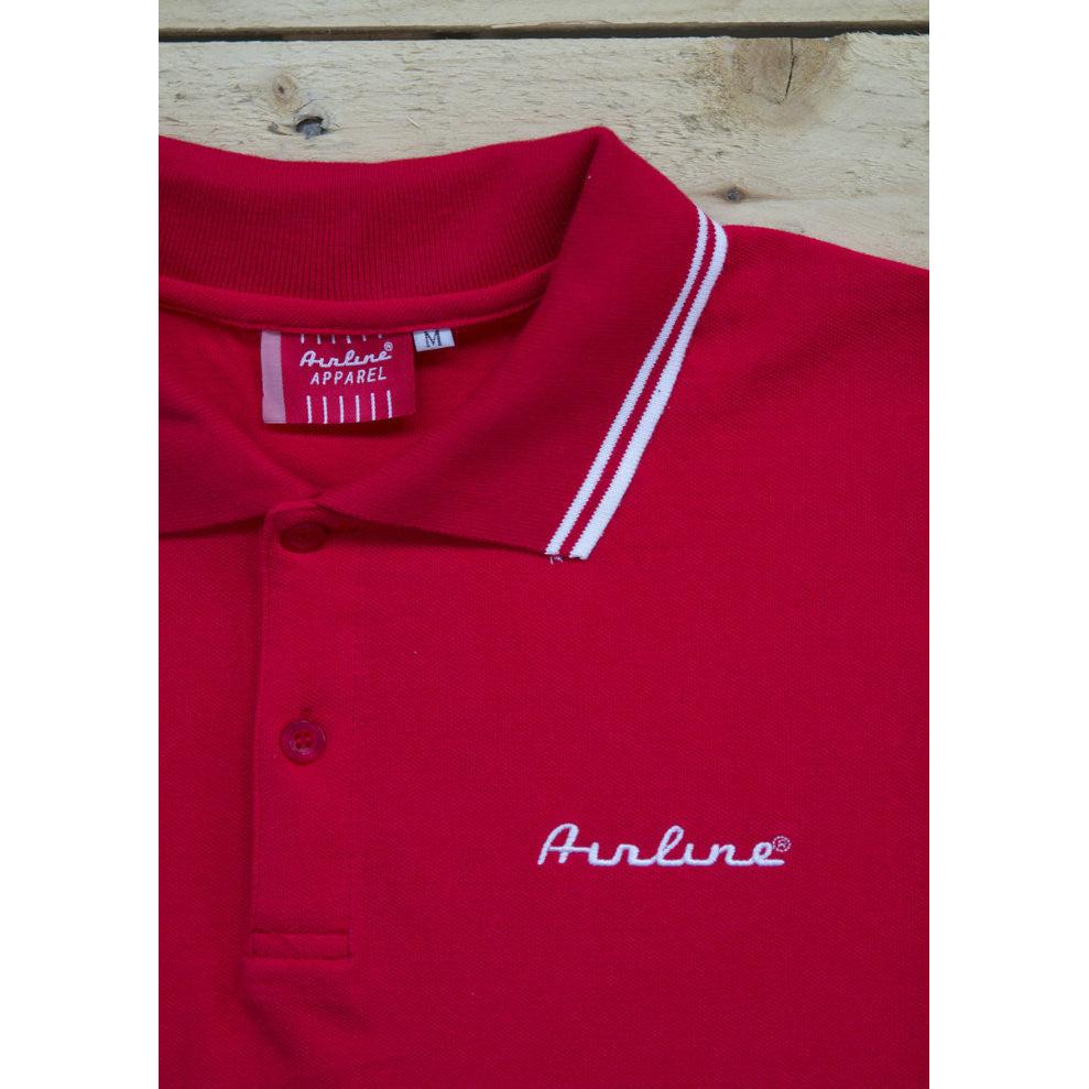 Eastwood Guitars Airline Polo Shirt Red