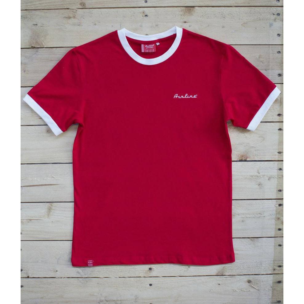 Eastwood Guitars Airline Ring T-Shirt Red