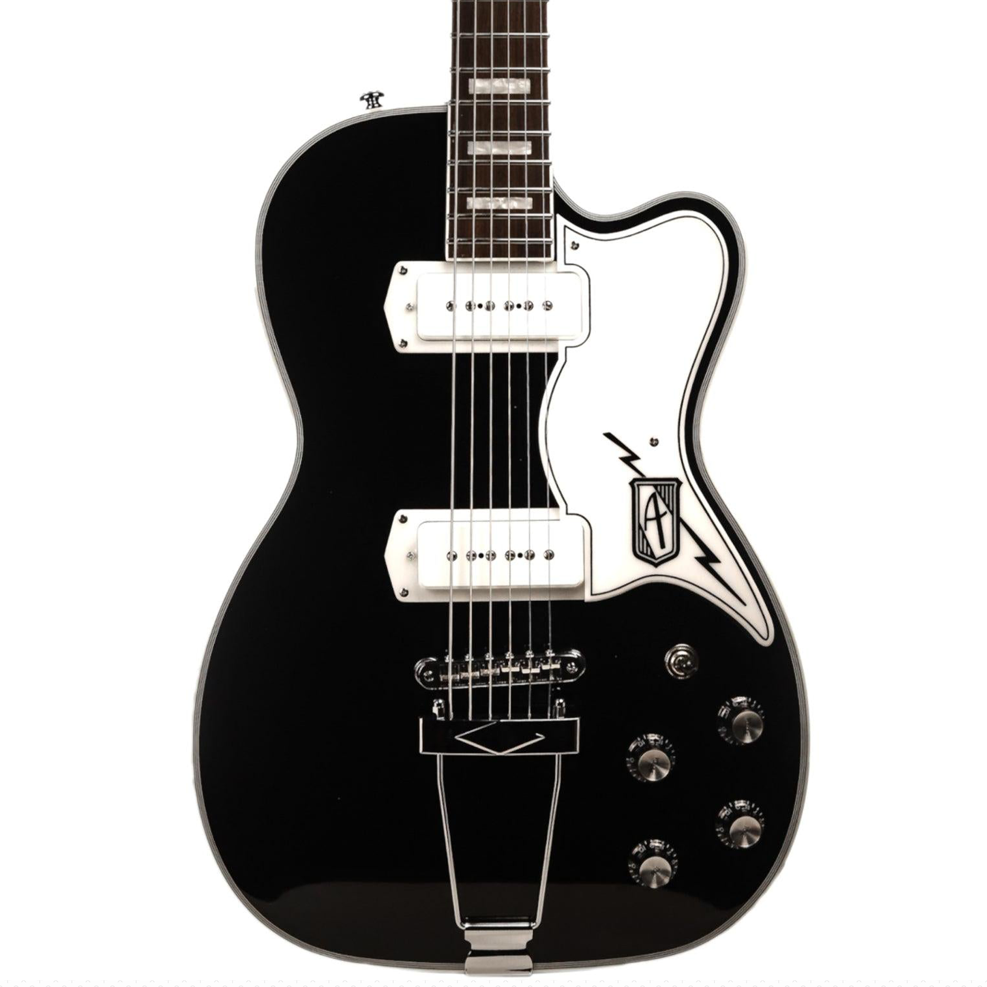 Airline Guitars Tuxedo Baritone Black | Airline Guitars